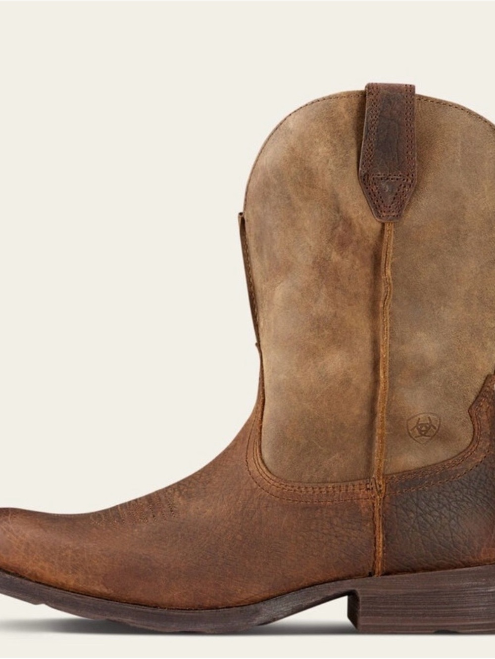 Men's Ariat Rambler Brown Western Leather Boots - 9.5